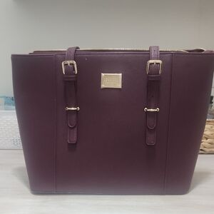 Luxurious Plum Tote Bag by Lovevook